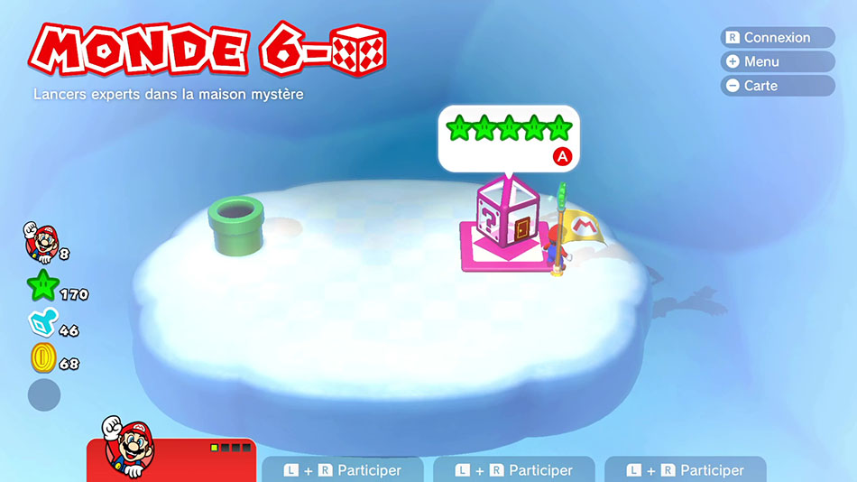 Soluce du Monde 6-Boîte Mystère : Lancers experts dans la maison mystère de Super Mario 3D World