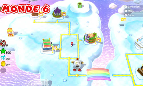 Guides et Soluces du monde 6 de Super Mario 3D World