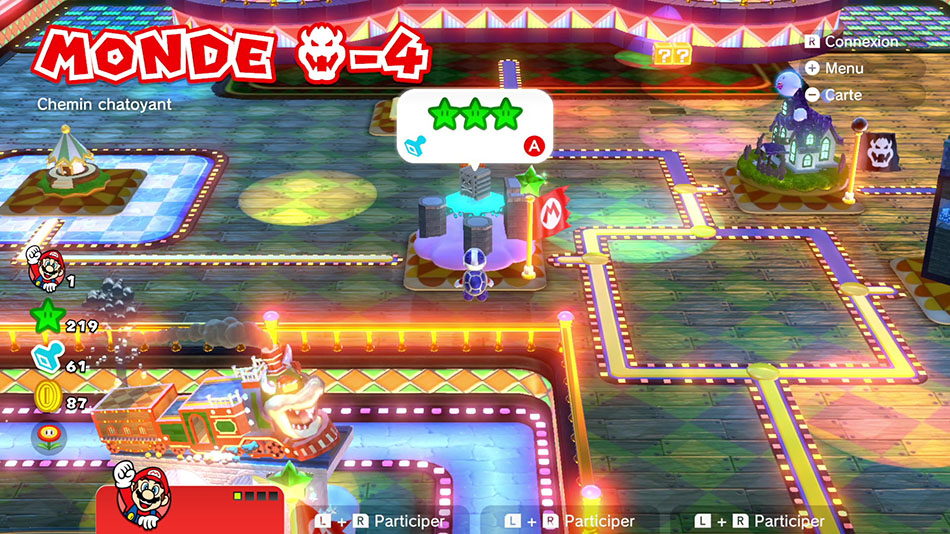 Soluce du Monde Bowser-4 : Chemin chatoyant de Super Mario 3D World