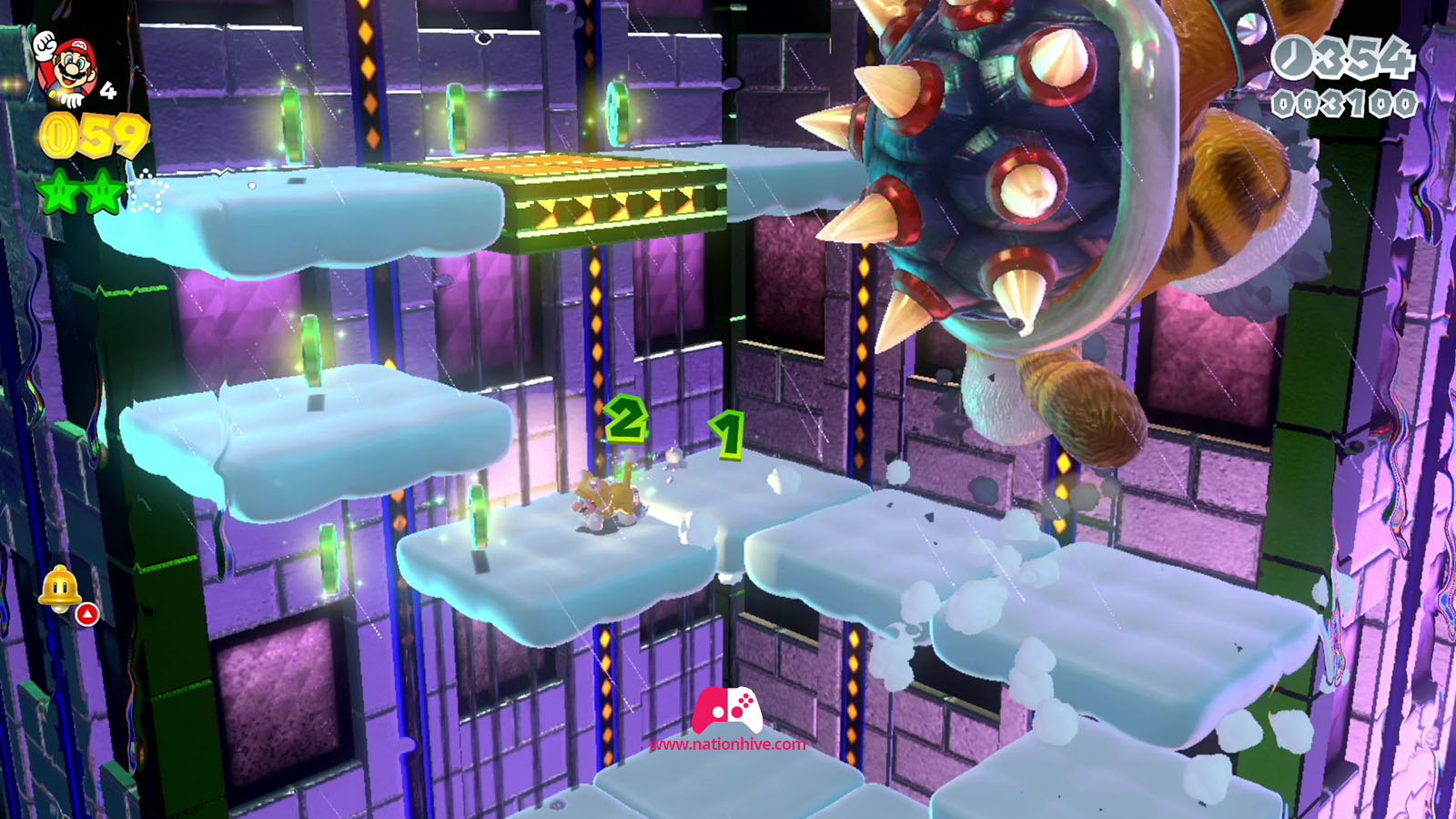 mario 3d world tour infernale de bowser