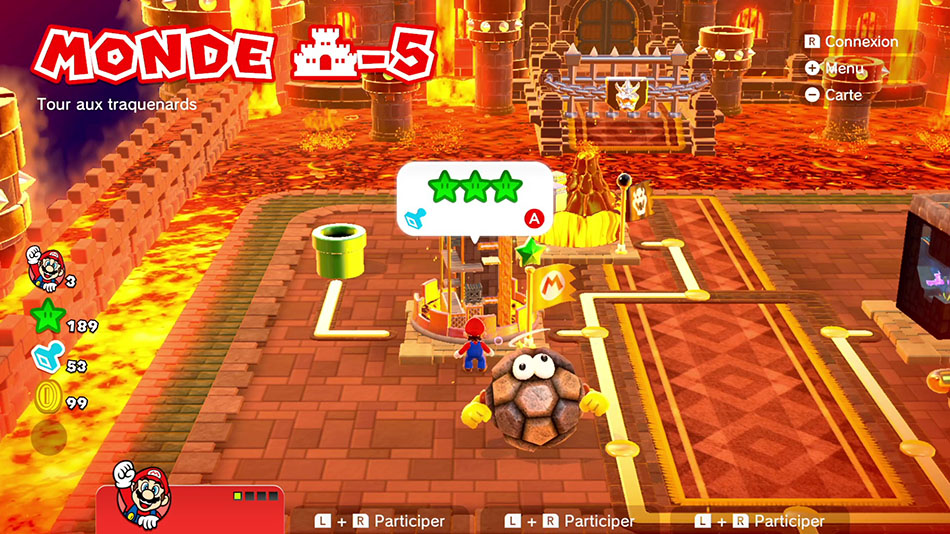 Soluce du Monde Château-5 : Tour aux traquenards de Super Mario 3D World