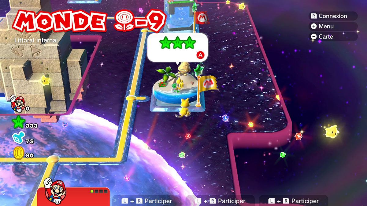 Soluce du Monde Fleur-9 : Littoral infernal de Super Mario 3D World