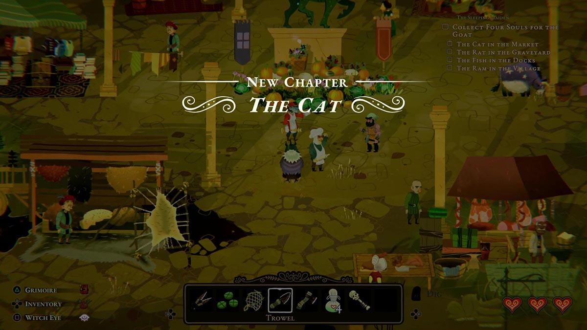 Soluce de la quête The Cat dans Wytchwood 