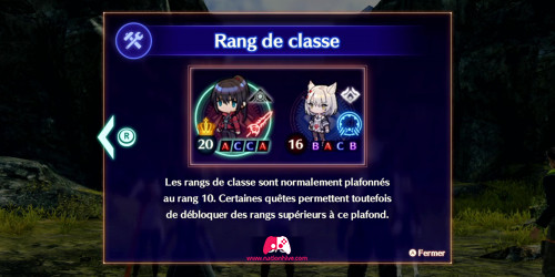 Tuto sur les rangs de class