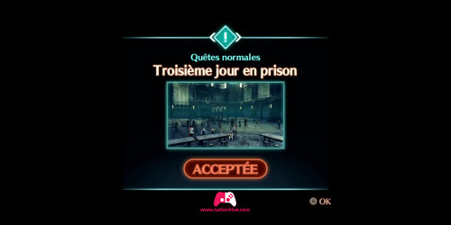 Quete troisieme jour en prison