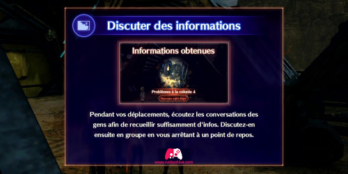 Discuter des informations