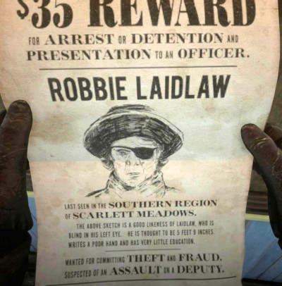 Chasse a la prime de Robbie Laidlaw
