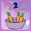 2 carrots