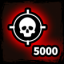 5,000 zombies