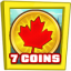 7 coins collected