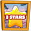 3 stars earned