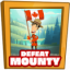 Mounty defeated