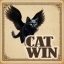 The cat won