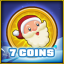 7 coins collected