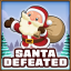 Santa defeated