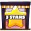 3 stars earned