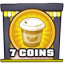 7 coins collected