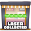 Laser collected