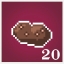 20 potatoes