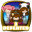 3 characters defeated