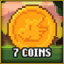 7 coins collected