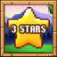 3 stars earned