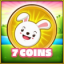 7 coins collected