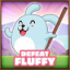 Fluffy defeated