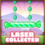 Laser collected