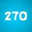 Accumulate 270 points in total