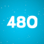 Accumulate 480 points in total