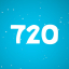 Accumulate 720 points in total