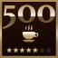 500 Coffee Sold