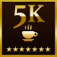 5000 Coffees Sold
