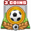 3 coins collected