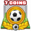 7 coins collected