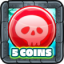 5 coins collected