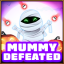 Mummy defeated