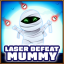 Mummy defeated with laser