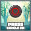 Press Circle button twice