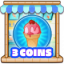 3 coins collected