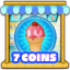 7 coins collected