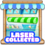 Laser collected