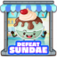 Sundae defeated