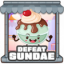 Sundae defeated