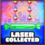 Laser collected