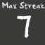 Max Streak 7