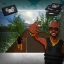Collect the tapes on the third route