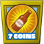 7 coins collected