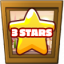 3 stars earned